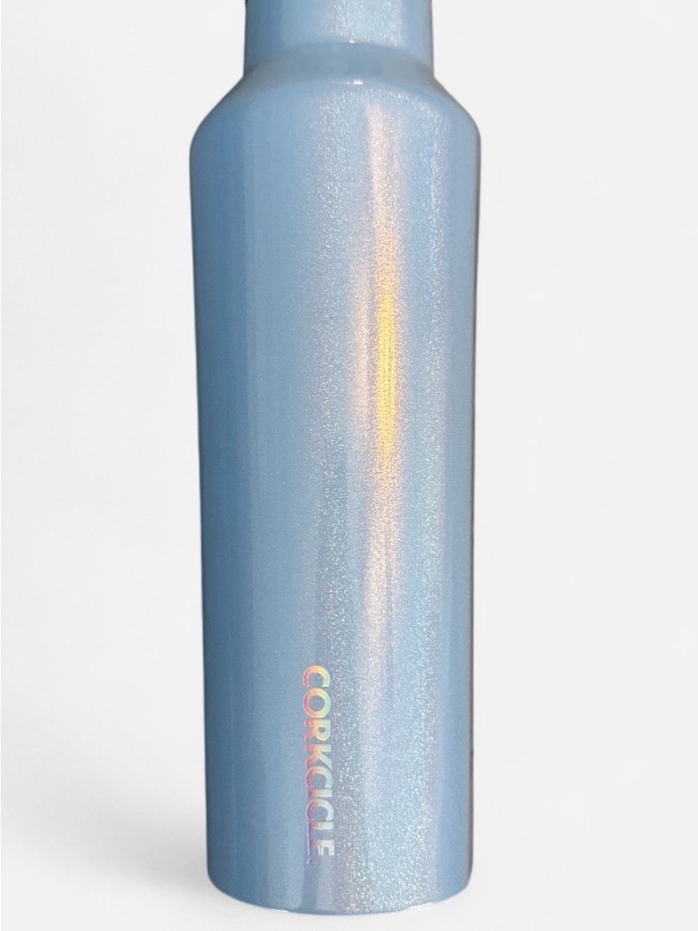 Corkcicle Iridescent Light Blue Bottle
